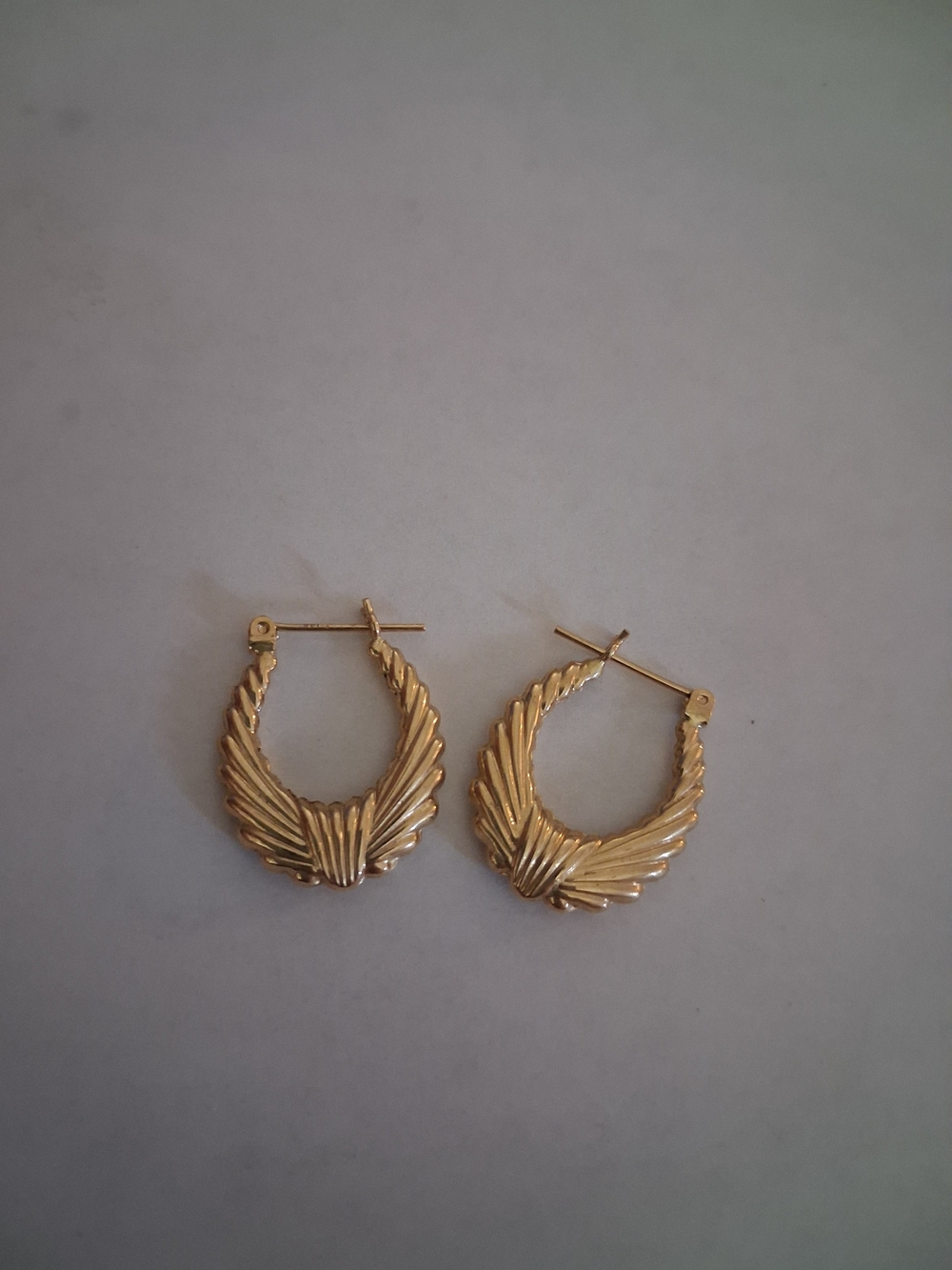 Vintage Solid 14K Gold Earrings